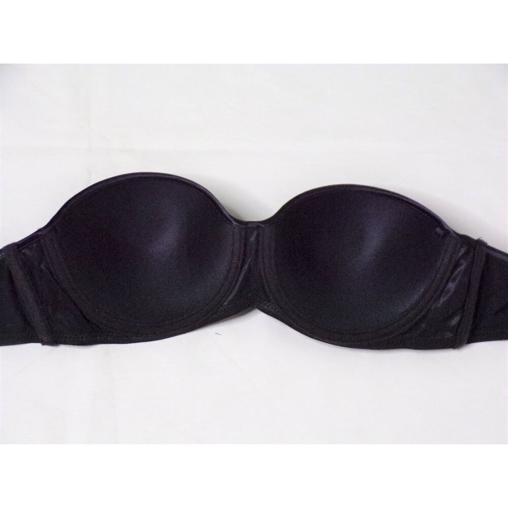 🆕NATORI Reflex Push-Up Strapless Convertible Bra 34C Black #774495 - Picture 10 of 11